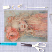 Pfirsiche und Creme Beauty6 Seidenpapier (Handwerk)