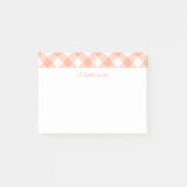 Pfirsiche und Creme-Post-it-Noten Post-it Klebezettel (Vorderseite)