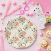 Pfirsiche und Cremepapier-Teller Pappteller (Party)