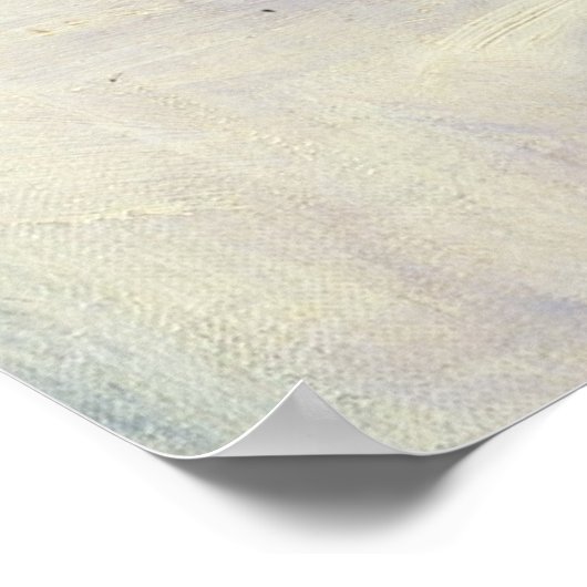 Pfirsiche und Traubenposter Poster (Ecke)