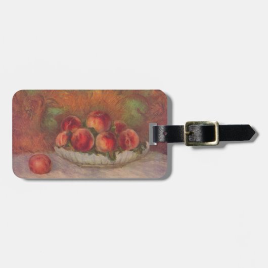 Pfirsiche (von Pierre-Auguste Renoir) Gepäckanhäng Gepäckanhänger (Vorderseite horizontal)