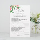 Pfirsiche - Was hat der Bräutigam zu Brautspiel ge (Stehend Vorderseite)