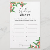 Pfirsiche - Wo waren wir Brautparty (Vorderseite)