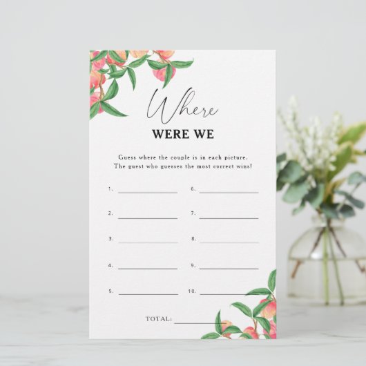 Pfirsiche - Wo waren wir Brautparty (Stehend Vorderseite)