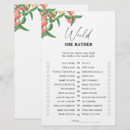 Pfirsiche - Würde sie lieber Brautparty spielen