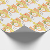 Pfirsichel-Staat Geschenkpapier (Ecke)