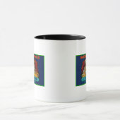 Pfirsichetikett Tasse (Zentrum)