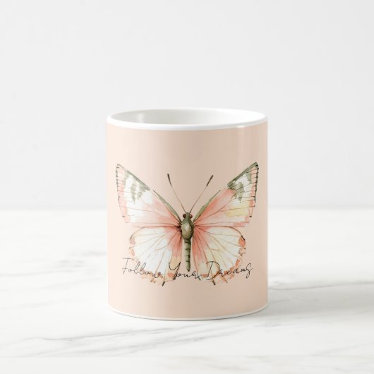 Pfirsichfalter Kaffeetasse (Mittel)
