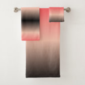 Pfirsichfarben Badhandtuch Set (Insitu)