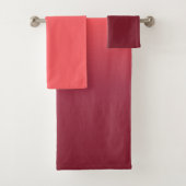 Pfirsichfarben Badhandtuch Set (Insitu)