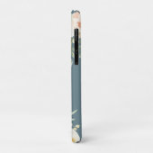 Pfirsichfarben Blüte Frau Hochzeitsgeschenk Case-Mate iPhone Hülle (Hinten/Links)