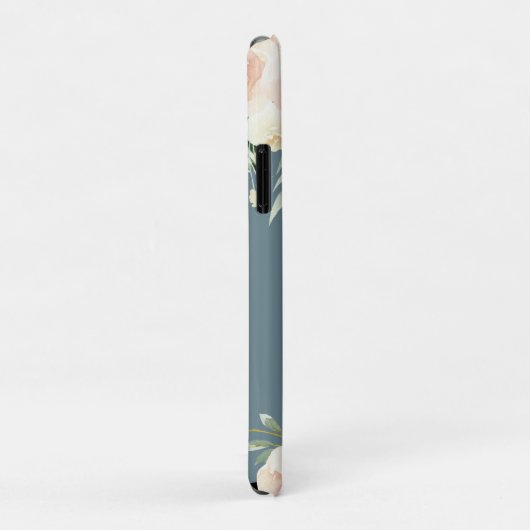 Pfirsichfarben Blüte Frau Hochzeitsgeschenk Case-Mate iPhone Hülle (Hinten/Rechts)