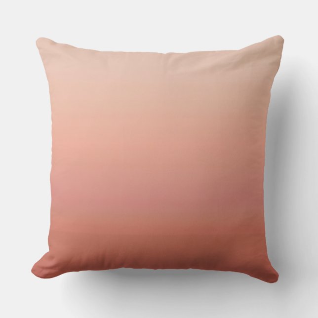Pfirsichfarben Kissen (Vorderseite)
