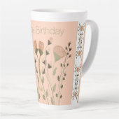 Pfirsichfarben Milchtasse (Rechte Ecke)