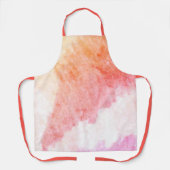 Pfirsichfarben Orange und Rosa Schürze (Vorderseite)