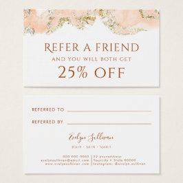 Pfirsichfarben-Referenzkarte