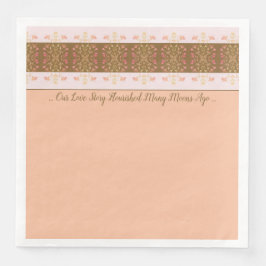 Pfirsichfarben Serviette