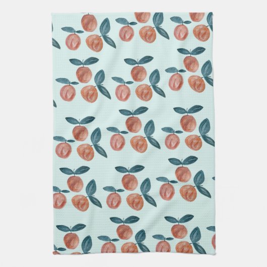 Pfirsichfarben Sweet als Peach Geschirrtuch (Vertikal)