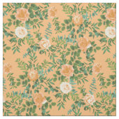 Pfirsichfarbene Rose Bluthochdruck Blume Stoff (Muster)