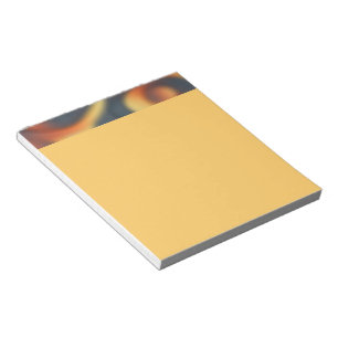 Pfirsichfarbener Sumo Notizblock