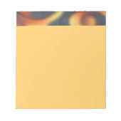 Pfirsichfarbener Sumo Notizblock (Vorderseite)