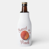 Pfirsichflasche Cooler Flaschenkühler (Flaschenvorderseite)
