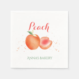 Pfirsichfrüchte Papier Napkins Serviette