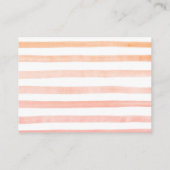 Pfirsichfrüchte und goldene Konfetti Bücher für Ki Begleitkarte (Rückseite)