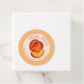 Pfirsichfrüchte Zuhause Canning Pfirsiche Geschenkanhänger (Beispiel)