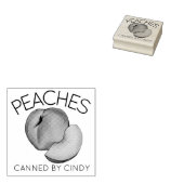 Pfirsichfrüchte Zuhause Canning Pfirsiche Gummistempel (Stempel)