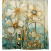 Pfirsichgarten 3 duschvorhang (Vorderseite)