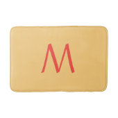 Pfirsichgelb Badematte (Vorderseite)