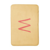 Pfirsichgelb Badematte (Vorderseite Vertikal)