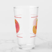 Pfirsichglas Glas (Links)