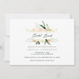 Pfirsichgrüner Blumenbrunch