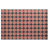 Pfirsichkorallenrotes Gerbera-Gänseblümchen-Gewebe Stoff (Fat Quarter (45,7 x 55,9 cm))