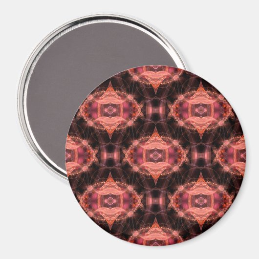 Pfirsichkristalle... Magnet (Vorderseite/Rückseite)