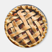 Pfirsichkuchen mit Extravaganter Kruste Magnet (Vorne)