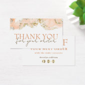 Pfirsichmarmor Design danke Ihnen Discount Card (Schreibtisch)