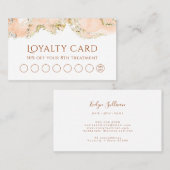 Pfirsichmarmorkarte Visitenkarte (Vorne/Hinten)