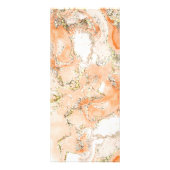 Pfirsichmarmorkarte Werbekarte (Hinten)