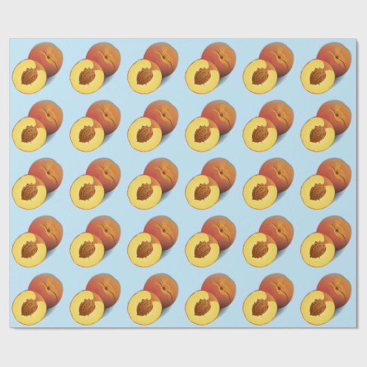 Pfirsichmonat Geschenkpapier (Flach)