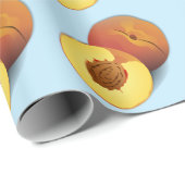 Pfirsichmonat Geschenkpapier (Rolleneckpunkt)