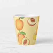 Pfirsichmuster 7 milchtasse (Vorderseite)