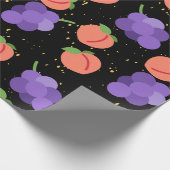 Pfirsichmuster Geschenkpapier (Ecke)