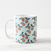 Pfirsichmuster-Malerei Vintage Kaffeetasse (Links)
