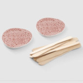 Pfirsichorangefarbene Wassertropfen Fächer (Non-assembled)