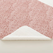 Pfirsichorangefarbene Wassertropfen Sherpadecke (3/4)