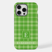 Pfirsichpfirsichrosa Prüfmuster iPhone Hülle (Rückseite)