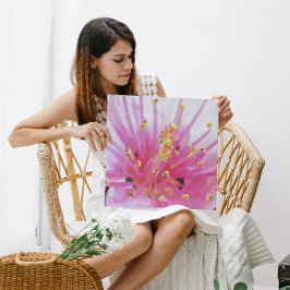 Pfirsichpollen Makro Abstrakte Kunst Leinwanddruck